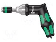 Screwdriver: torque; angular; 150mm; Holder: C6,3mm,E6,3mm; 1/4" WERA