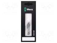 Adapter; Socket size-inch: 1/4"; Kind of socket: square; 1/4" WERA
