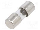 Fuse: fuse; quick blow; 2A; 350VAC; cylindrical,glass; 5x15mm; 2JQ BEL FUSE