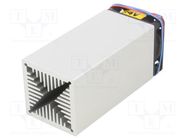 Heatsink: extruded; natural; L: 100mm; W: 50mm; H: 50mm; 1.38K/W FISCHER ELEKTRONIK