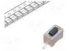 Microswitch TACT; SPST-NO; Pos: 2; 0.05A/12VDC; SMT; 1.77N; 4.3mm E-SWITCH