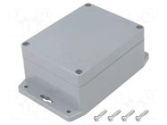 Enclosure: multipurpose; X: 90mm; Y: 115mm; Z: 55mm; ABS; light grey GAINTA