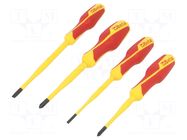 Insulated,slim; Phillips,slot; PH1,PH2,3.5x0.6mm,5.5x1mm; 4pcs. BETA