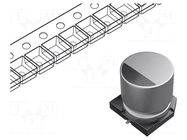 Capacitor: electrolytic; SMD; 220uF; 50VDC; Ø10x10mm; 5000h; 670mA KYOCERA AVX