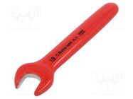 Wrench; insulated,single sided,spanner; 19mm 