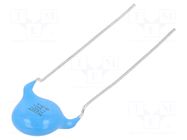 Capacitor: ceramic; X1,Y1; 2200pF; 500VAC; ±20%; THT; 10mm MURATA