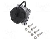 Connector: circular; socket; male; PIN: 16; IP67; WF28; 10A; 500V WEIPU