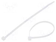 Cable tie; L: 150mm; W: 3.5mm; natural; polyamide; 135N; Ømax: 35mm HELLERMANNTYTON