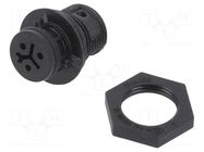 Connector: circular; socket; RST; female; PIN: 3; 250V; 8A; 0.22÷1mm2 WIELAND