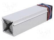 Heatsink: extruded; natural; L: 125mm; W: 40mm; H: 40mm; 1.15K/W FISCHER ELEKTRONIK