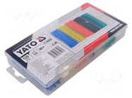 Set of heat shrink sleeves; 128pcs. YATO