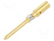 Contact; male; gold-plated; 2.5mm2; turned contacts; bulk; crimped LAPP