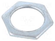 Nut; M50; galvanised steel; Thread: metric; Pitch: 1.5; -100÷300°C HELLERMANNTYTON