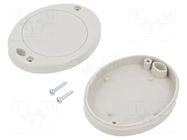 Enclosure: for remote controller; UL94HB; X: 43mm; Y: 55mm; ABS GAINTA