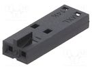 Plug; wire-wire/PCB; female; SL; 2.54mm; PIN: 2; w/o contacts MOLEX