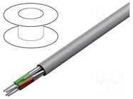 Wire; 2x2x22AWG; stranded; Cu; Insulation: PVC; grey; 305m; CPR: Eca BELDEN