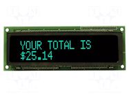 Display: VFD; alphanumeric; 16x2; Char: 9.22mm; 200cd/m2; PIN: 14 NEWHAVEN DISPLAY INTERNATIONAL