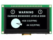 Display: OLED; graphical; 2.7"; 128x64; Dim: 82x47.5x5.5mm; white NEWHAVEN DISPLAY INTERNATIONAL