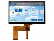 Display: TFT; 7"; 800x480; Illumin: LED; Dim: 165x104x5.2mm; RGB NEWHAVEN DISPLAY INTERNATIONAL