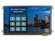 Display: TFT; 7"; 800x480; Window dimensions: 154.84x86.63mm; RGB NEWHAVEN DISPLAY INTERNATIONAL