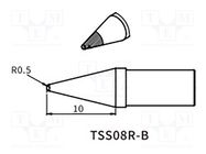 Tip; conical; 0.5mm QUICK