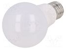 LED lamp; neutral white; E27; 220/240VAC; 806lm; P: 8.5W; 200° V-TAC
