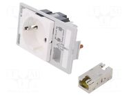 Panel interface; 250VAC; 16A; IP20,IP21; Input: RJ45; Mounting: M4 MURR ELEKTRONIK