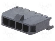 Connector: wire-board; socket; male; Micro-Fit 3.0; 3mm; PIN: 4; 5A MOLEX