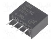 Converter: DC/DC; 1W; Uin: 4.5÷5.5V; Uout: 12VDC; Iout: 83mA; SIP; THT Murata Power Solutions