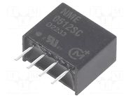 Converter: DC/DC; 1W; Uin: 4.5÷5.5VDC; Uout: 12VDC; Iout: 83mA; SIP Murata Power Solutions
