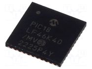 IC: PIC microcontroller; 64MHz; 1.8÷3.6VDC; SMD; UQFN40; PIC18 MICROCHIP TECHNOLOGY