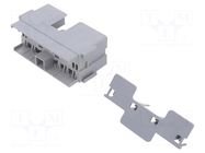 Case; 29mm; push-in; ways: 6; PBT; grey; Kit: holder; MAXIVAL MTA