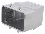 Enclosure: for HDC connectors; Han® EMC/B,Han® High Temp; high HARTING