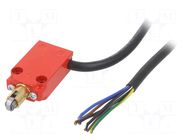 Limit switch; transversal metal roller Ø10mm; NO + NC; 10A; 1m CROUZET