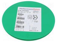 Markers; Marking: 8; 2÷5mm; PVC; yellow; -65÷105°C; leaded; HGDC2-5 HELLERMANNTYTON