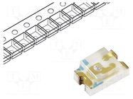 LED; yellow green; SMD; 3215; 10÷15mcd; 2÷2.4VDC; 3.2x1.5x1mm; 130° EVERLIGHT