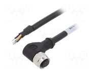 Cable: for sensors/automation; M12; PIN: 8; angled; 1.5m; plug; 2A MUELLER ELECTRIC