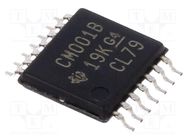 IC: digital; NOR; Ch: 4; IN: 2; CMOS; SMD; TSSOP14; 3÷18VDC; -55÷125°C TEXAS INSTRUMENTS