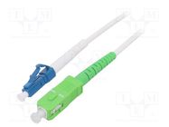 Fiber patch cord; OS2; LC/UPC,SC/APC; 3m; Optical fiber: 9/125um Goobay