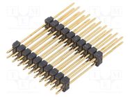 Connector: pin strips; pin header; male; PIN: 20; straight; 2.54mm FISCHER ELEKTRONIK