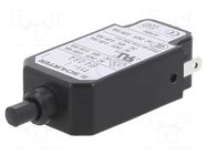 Circuit breaker; Urated: 240VAC; 48VDC; 0.6A; SPST; Poles: 1; MCB SCHURTER