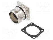 Connector: M23; socket; female; 623; 8A; 150V; PIN: 16; IP67; 1mm2 BINDER