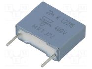 Capacitor: polyester; 22nF; 220VAC; 400VDC; 10mm; ±10%; 4x10x12.5mm VISHAY