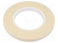 Tape: electrical insulating; W: 12mm; L: 50m; Thk: 0.21mm; white H-OLD