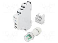 Twilight switch; for DIN rail mounting; 230VAC; SPDT; IP20; 16A ELKO EP