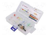 Diode: LED-kit; THT; 3mm; 130pcs; 1.8÷2.4/2.7÷3.4VDC; plastic box OPTOSUPPLY