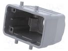 Enclosure: for HDC connectors; size 10; for cable; M25; straight WIELAND