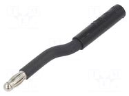 Adapter; black; 25A; banana 4mm socket STÄUBLI