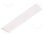 Heat shrink sleeve; glueless,flexible; 2: 1; 9.5mm; white; RNF-100 TE Connectivity