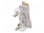 Socket; PIN: 10; for DIN rail mounting; G7SA-10 OMRON